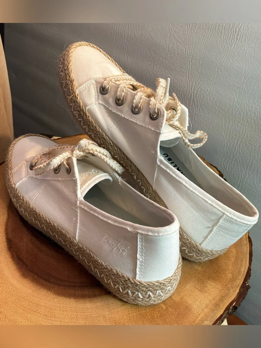 🌙✨🆕 Blowfish Malibu White Espadrille Sneakers Size 9